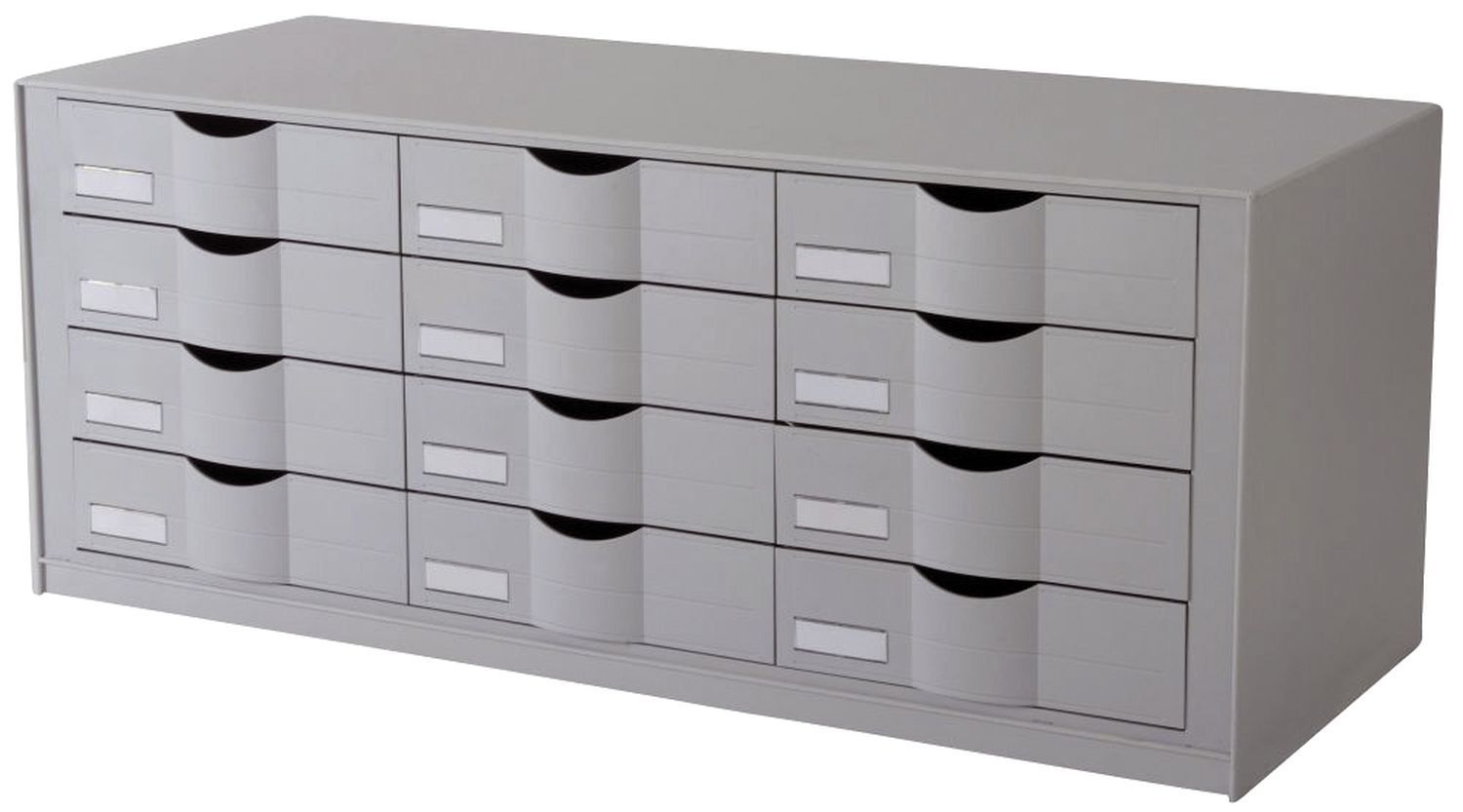 Schubladenelement für Rollladenschrank easyOffice grau Schubladenelement für Rollladenschrank easyOffice grau