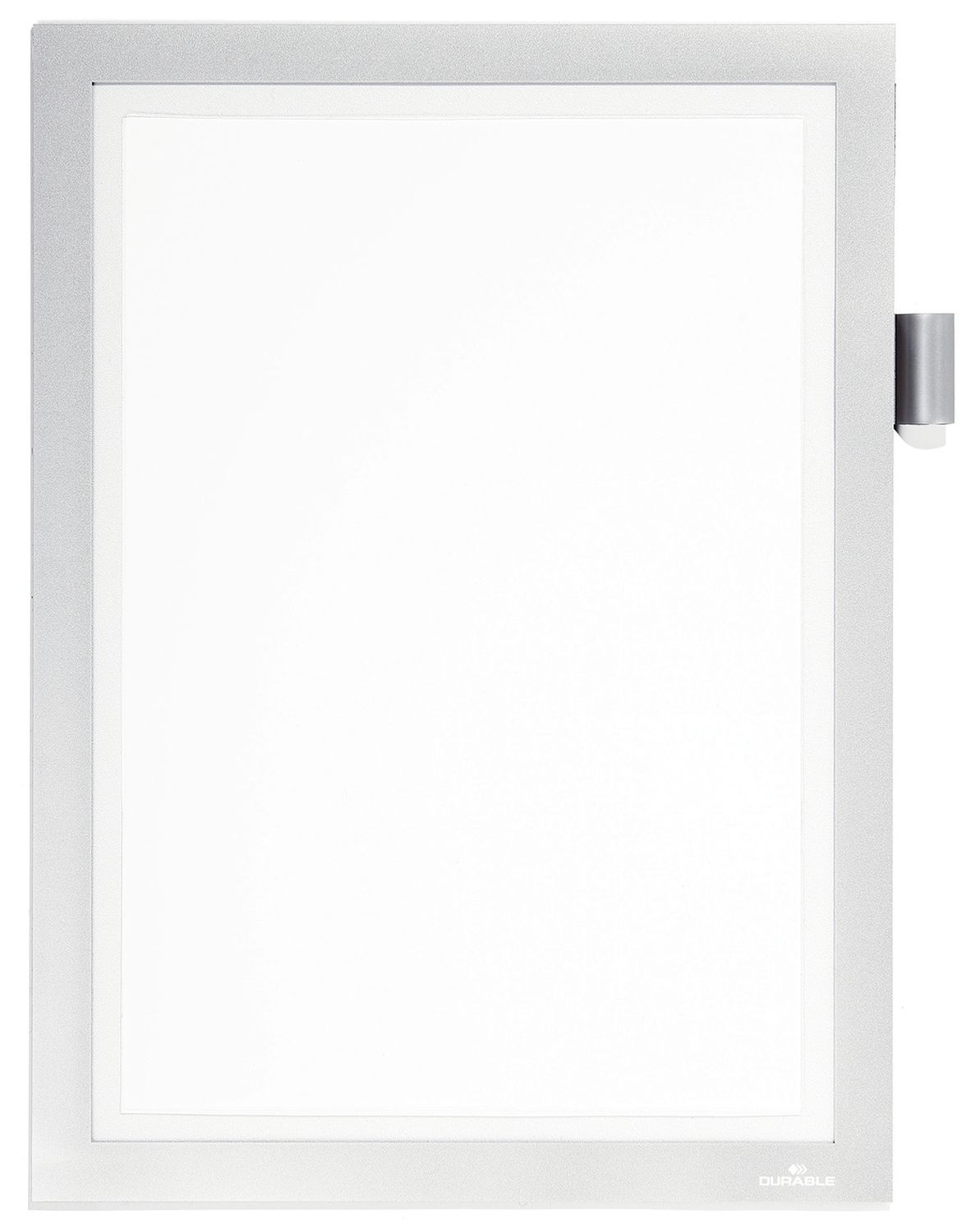 Informationsrahmen DURAFRAME® MAGNETIC NOTE - A4, metallic silber