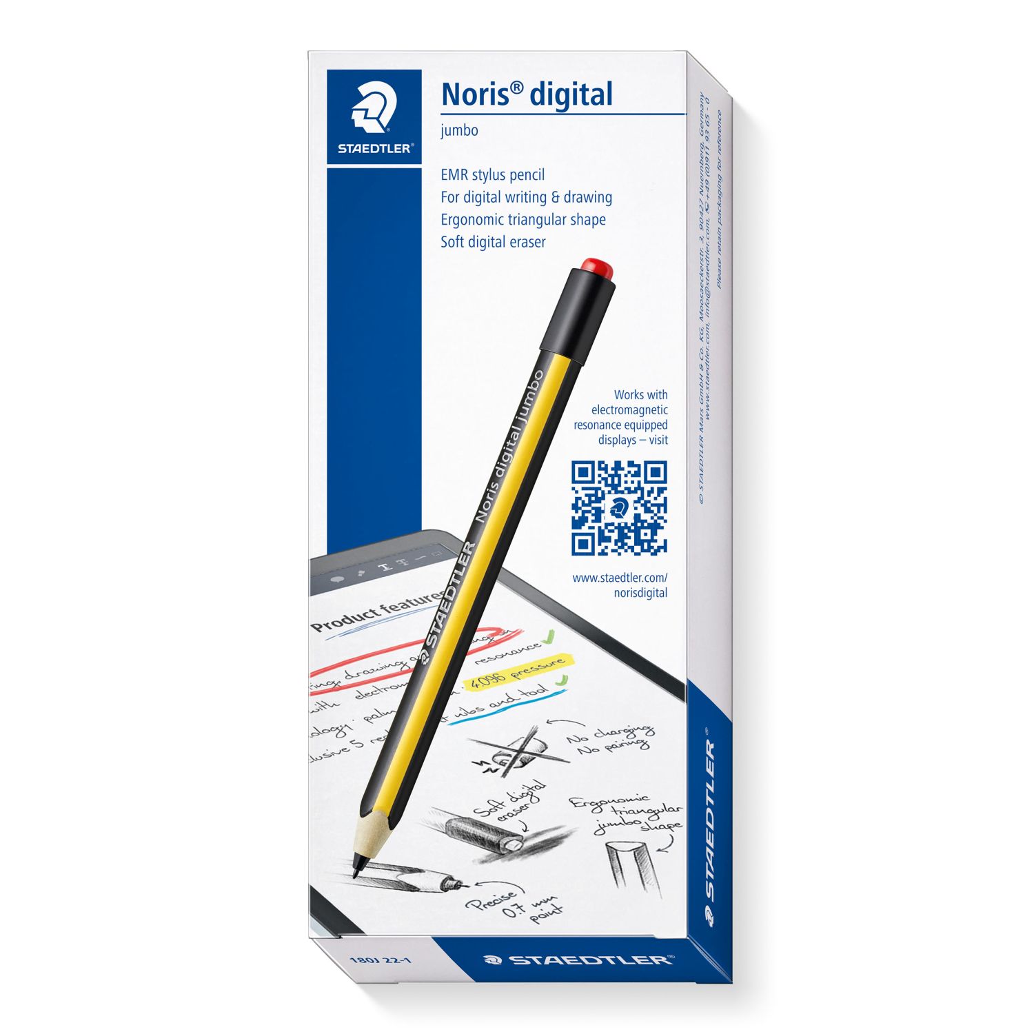 Digitaler Stift Noris® digital jumbo mit EMR-Technologie