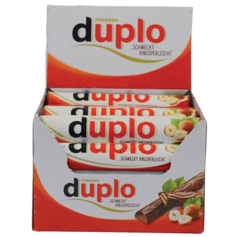 Schokoriegel Ferrero duplo 322248, 40 x 18,2 g, 728 g