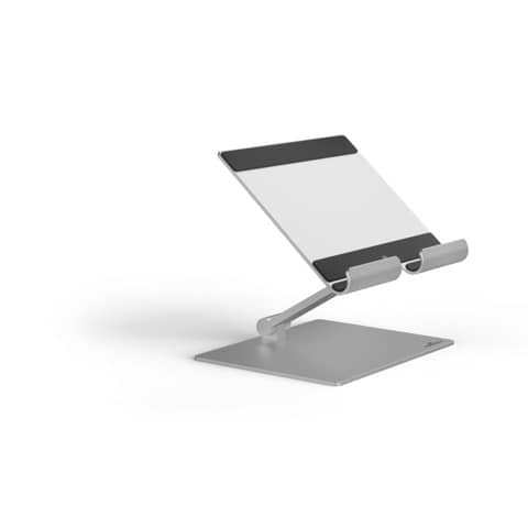 Tablethalterung Durable RISE 894023, für Tablets bis 13", Gelenkarm, Aluminium, silber