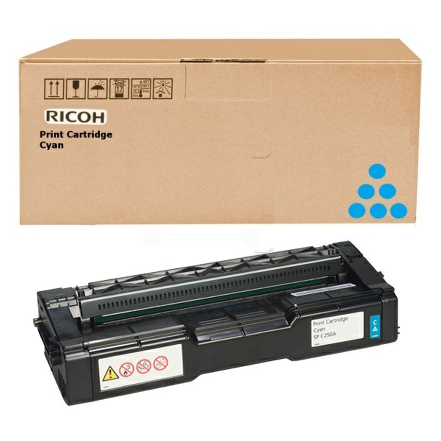 Original Ricoh Toner cyan (407532)