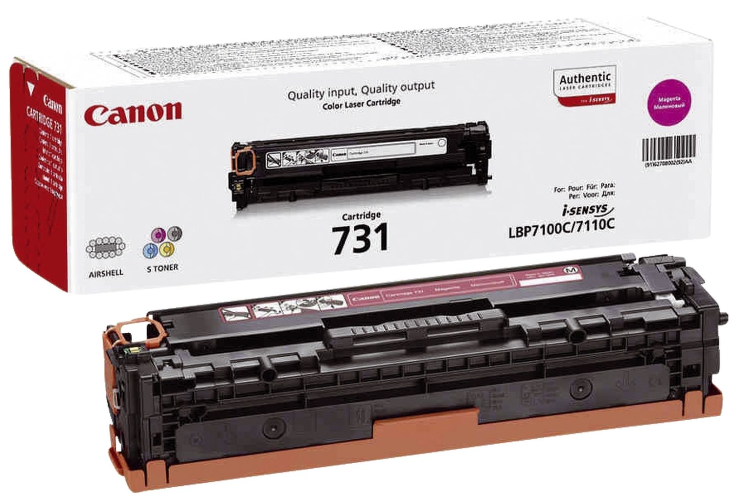 Original Canon Tonerkartusche magenta (6270B002,6270B002AA,731M,CRG731M)