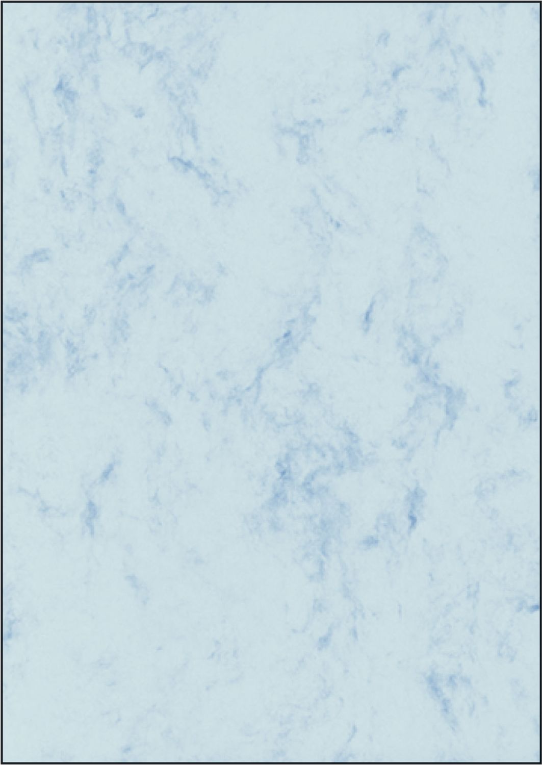 Motivpapierpapier Sigel DP261, Marmorpapier blau, A4, 90 g/qm, 100 Blatt