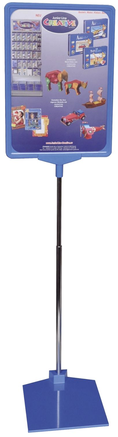 Preisständer, A4, 210 x 620 x 10 mm, blau Preisständer, A4, 210 x 620 x 10 mm, blau