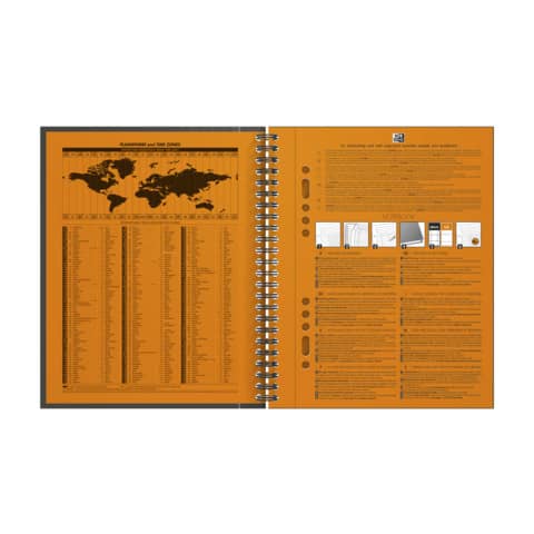 Collegeblock Oxford International Meetingbook 100101849, A5+, 80 Blatt, 80 g/qm, kariert