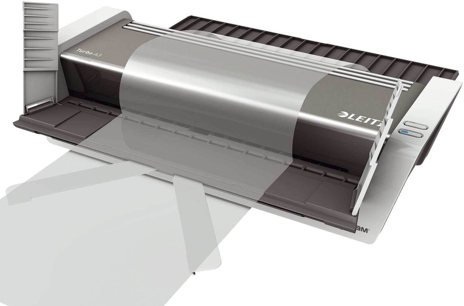 Laminiergerät iLAM Touch 2 Turbo - A3, 80-250mym, weiß/anthrazit Laminiergerät iLAM Touch 2 Turbo - A3, 80-250mym, weiß/anthrazit