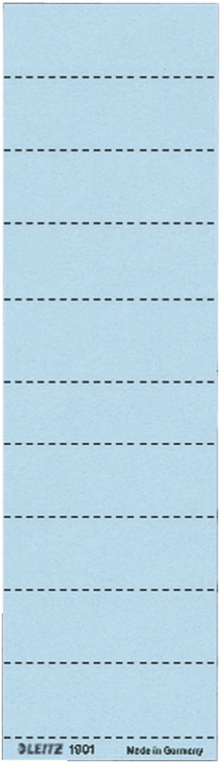 Beschriftungsschilder Leitz 1901-00-35, Handbeschriftung, Karton, 100 Stück, blau