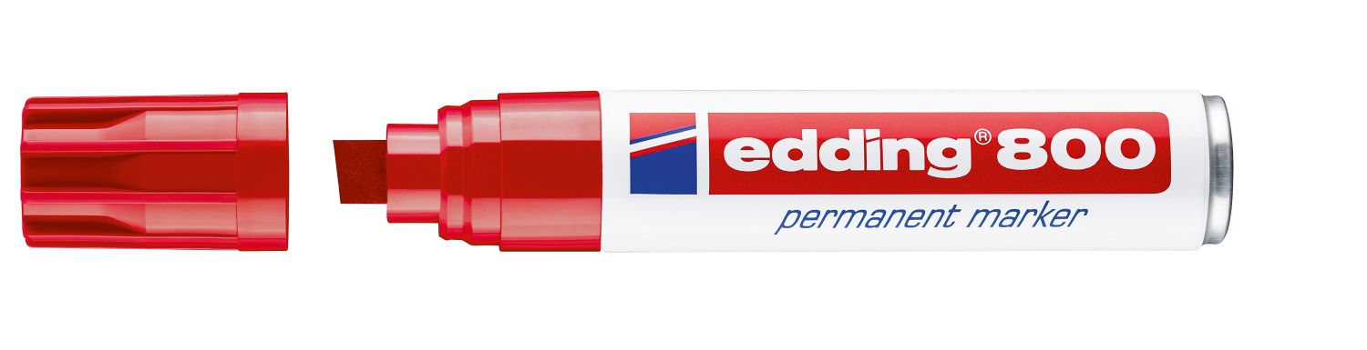 800 Permanentmarker - nachfüllbar, 4 - 12 mm, rot 800 Permanentmarker - nachfüllbar, 4 - 12 mm, rot