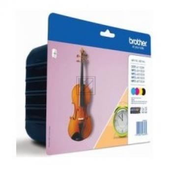 Original Tinte brother LC-127XLVALBPDR, 4 x ca. 1.200 Seiten schwarz, cyan, yellow, magenta