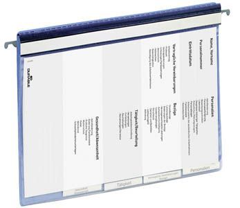 Personalhefter Durable 2555 06, DIN A4, Hartfolie, 5fach-Register, blau Personalhefter Durable 2555 06, DIN A4, Hartfolie, 5fach-Register, blau