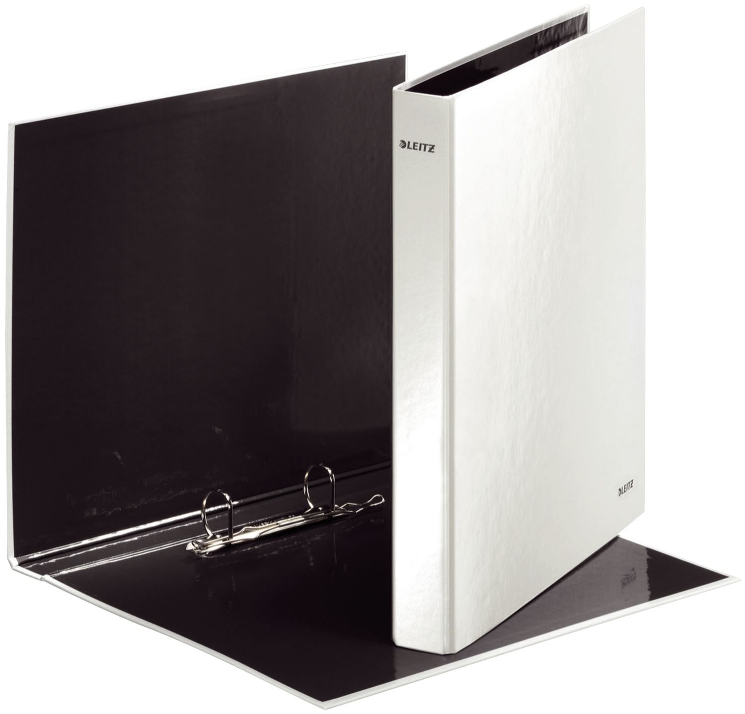 Ringbuch Leitz 4241-00-01, für DIN A4 überbreit, 2 Ringe, Ring-Ø 25 mm, Rückenbreite 40 mm, weiß