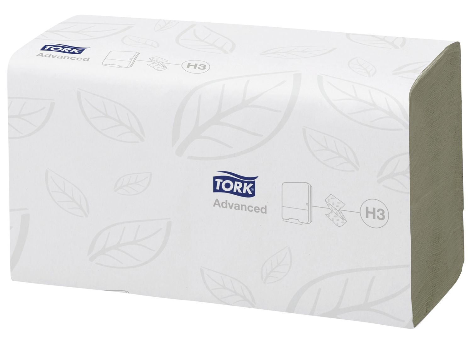 weiche Zickzack Handtücher - 2-lagig Tissue plus, grün, mit Dekorprägung weiche Zickzack Handtücher - 2-lagig Tissue plus, grün, mit Dekorprägung