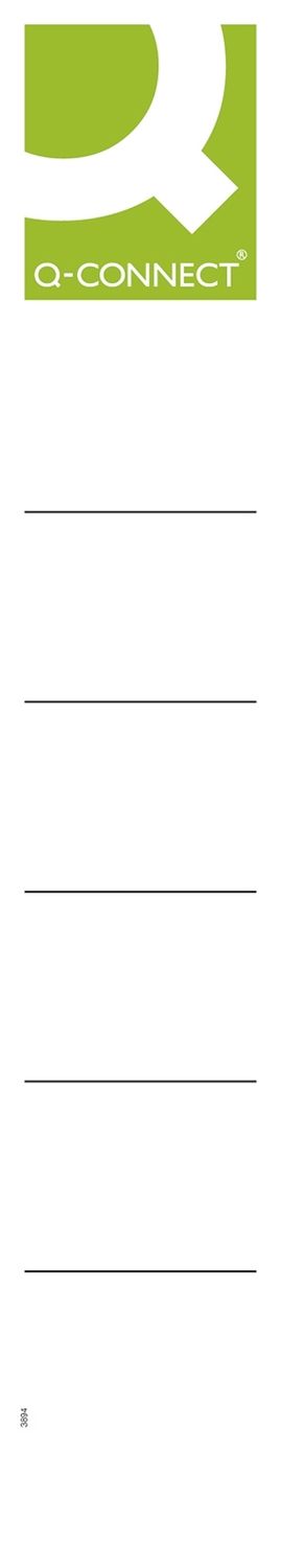 Rückenschilder Q-Connect KF11116 Einsteckschild schmal/kurz 30 x 188mm, 10 Stück Rückenschilder Q-Connect KF11116 Einsteckschild schmal/kurz 30 x 188mm, 10 Stück