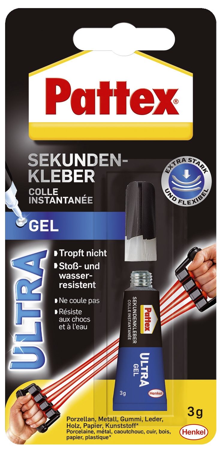 Sekundenkleber Ultra Gel - 3 g Sekundenkleber Ultra Gel - 3 g