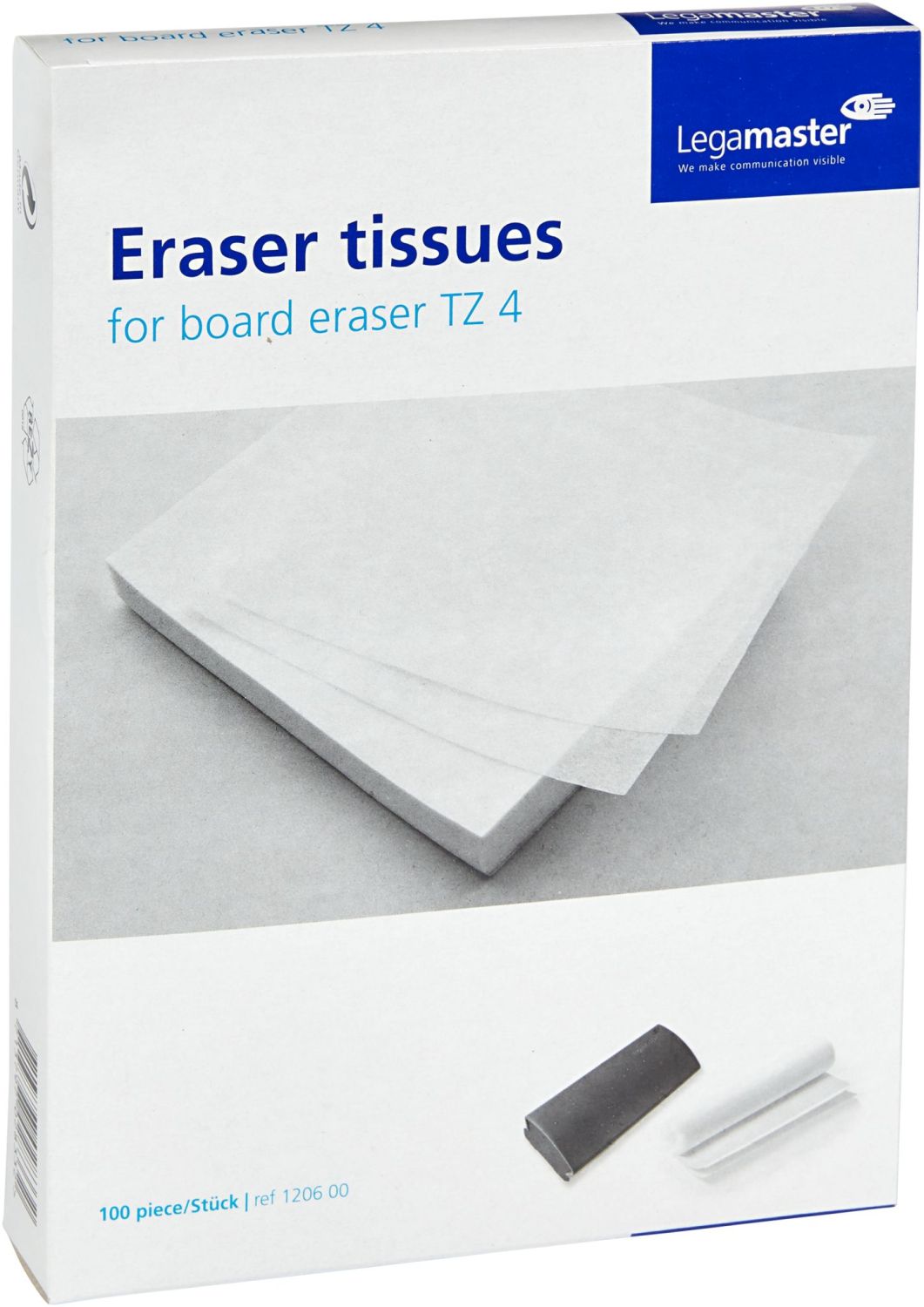 Löschpapier für TZ4 Whiteboardlöscher 100 Stück Löschpapier für TZ4 Whiteboardlöscher 100 Stück