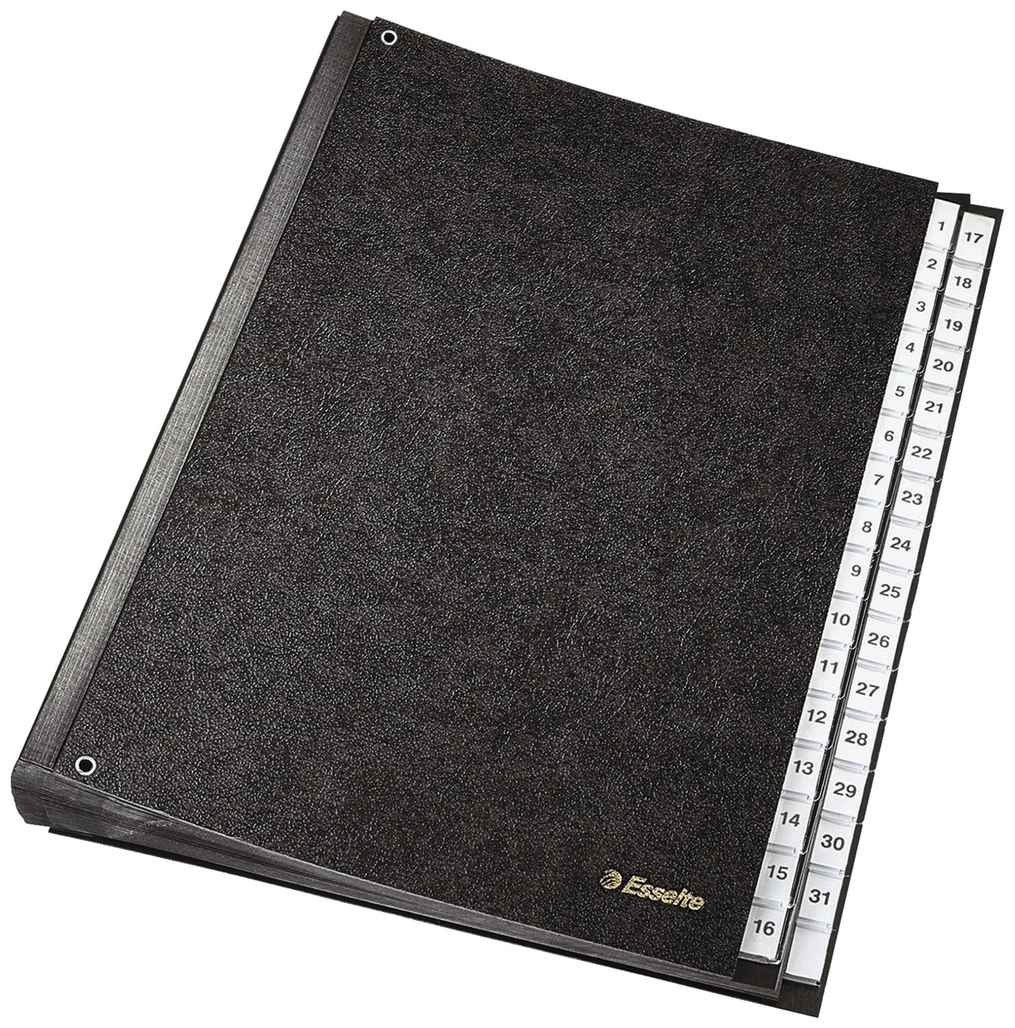 Pultordner 1-31, 31 Fächer, Hartpappe, schwarz Pultordner 1-31, 31 Fächer, Hartpappe, schwarz