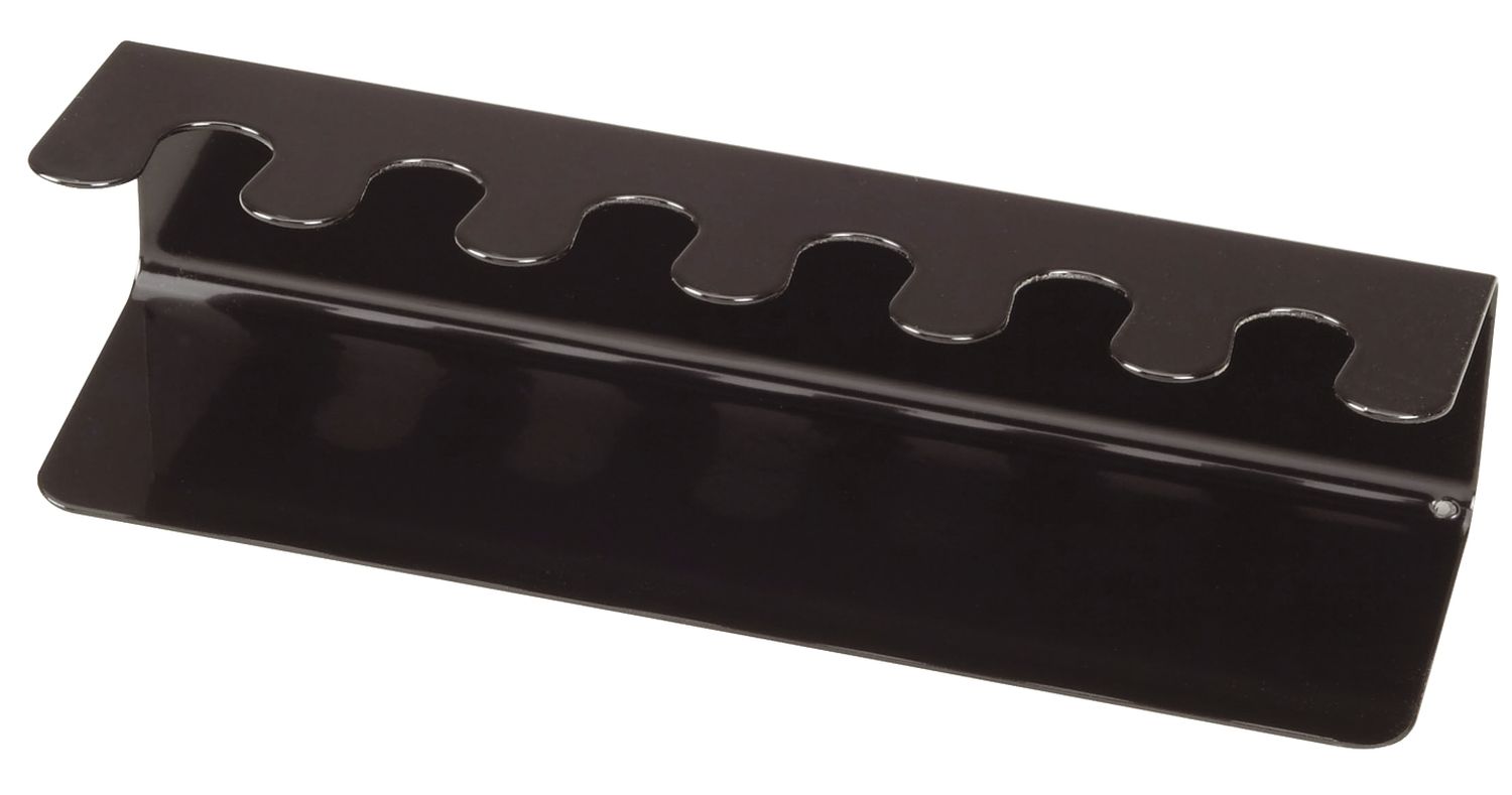 Stempelträger - gerade, 225 x 60 x 65 mm, schwarz, für 6 Stempel Stempelträger - gerade, 225 x 60 x 65 mm, schwarz, für 6 Stempel