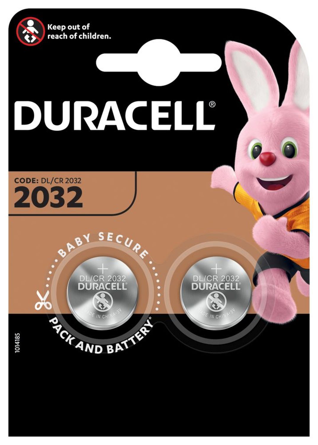 Knopfzelle Lithium - CR 2032, 3 V, 2er Blister