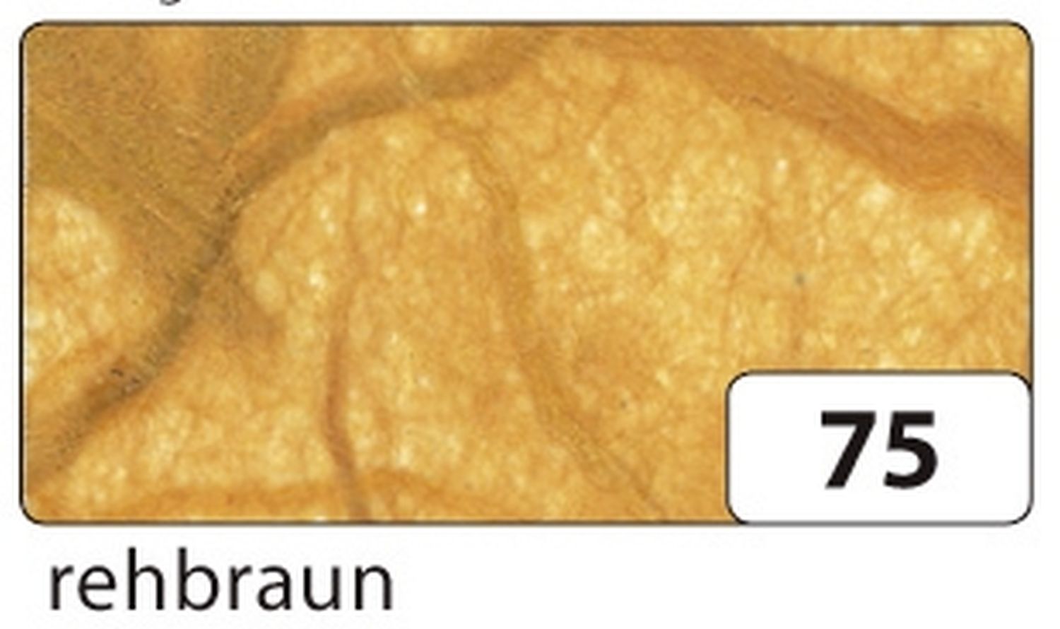 Strohseide - 47 x 64 cm, rehbraun Strohseide - 47 x 64 cm, rehbraun
