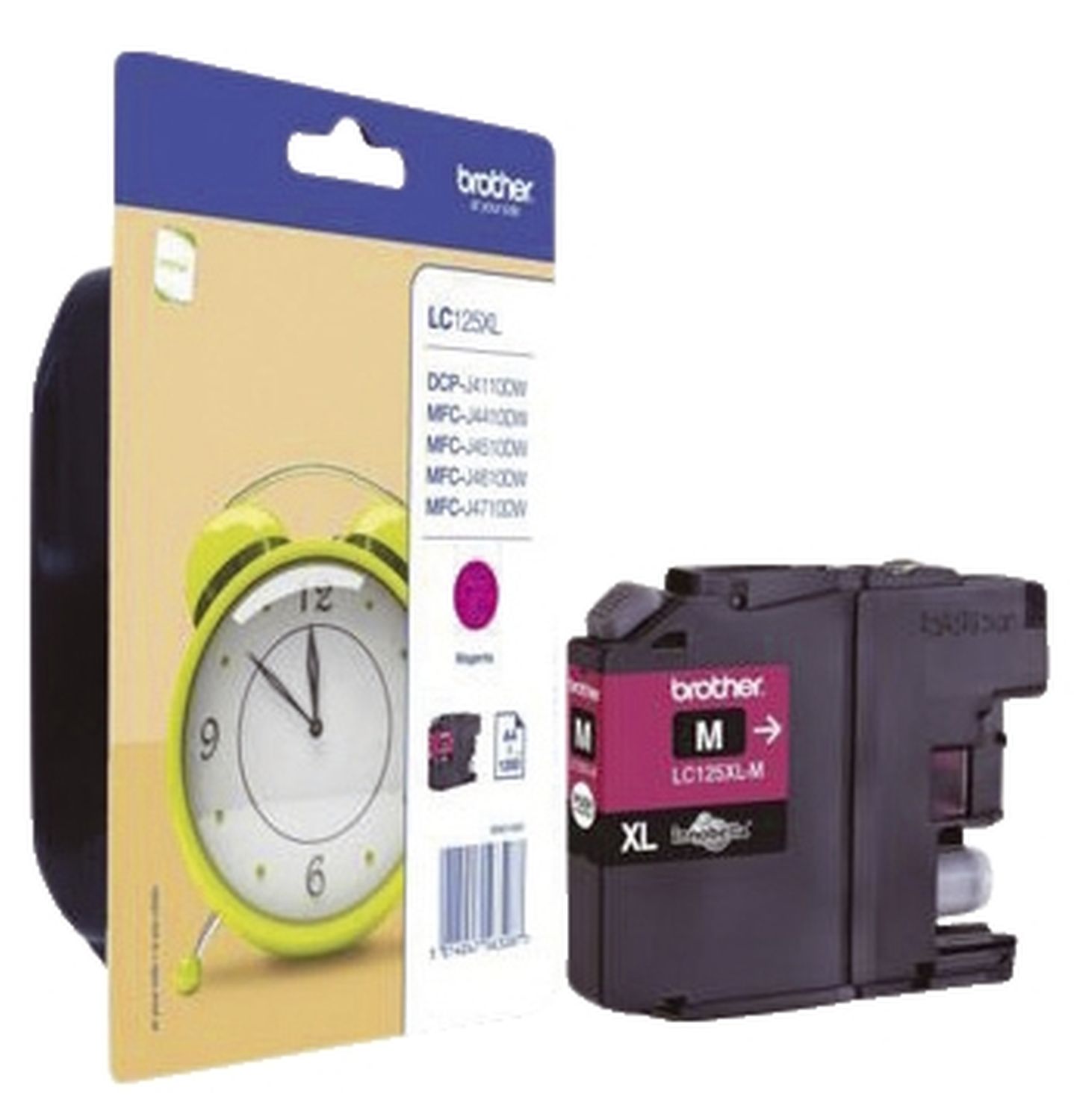 Original Brother Tintenpatrone magenta (LC-125XLM)