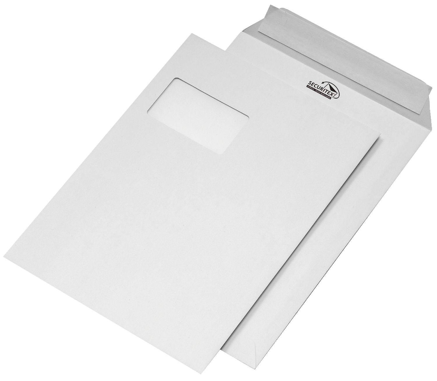 Versandtasche SECURITEX® 30001204 C4, mit Fenster, 130 g/qm, haftklebend, 100 Stück Versandtasche SECURITEX® 30001204 C4, mit Fenster, 130 g/qm, haftklebend, 100 Stück