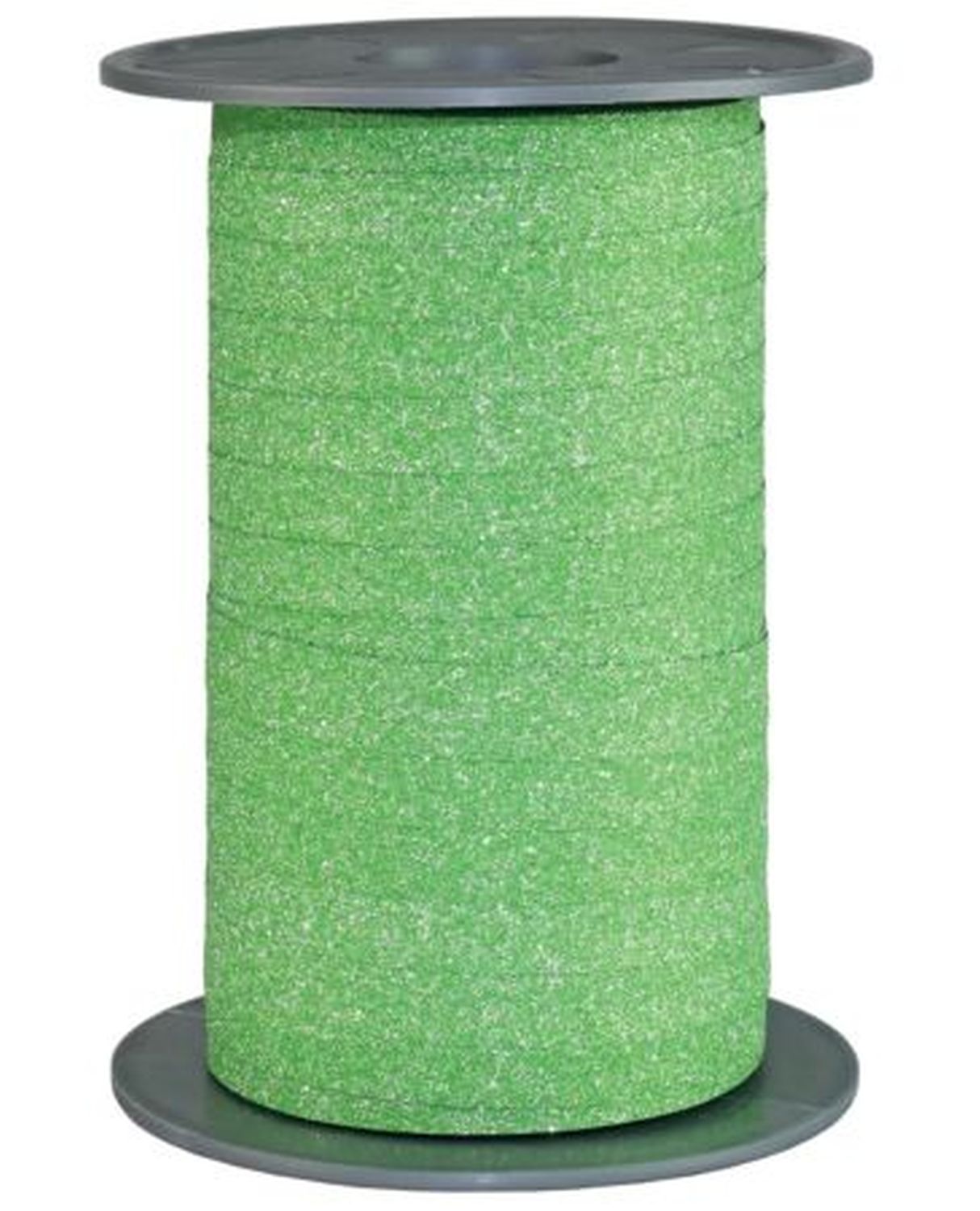 Ringelband - 10 mm x 100 m, Glitter grün