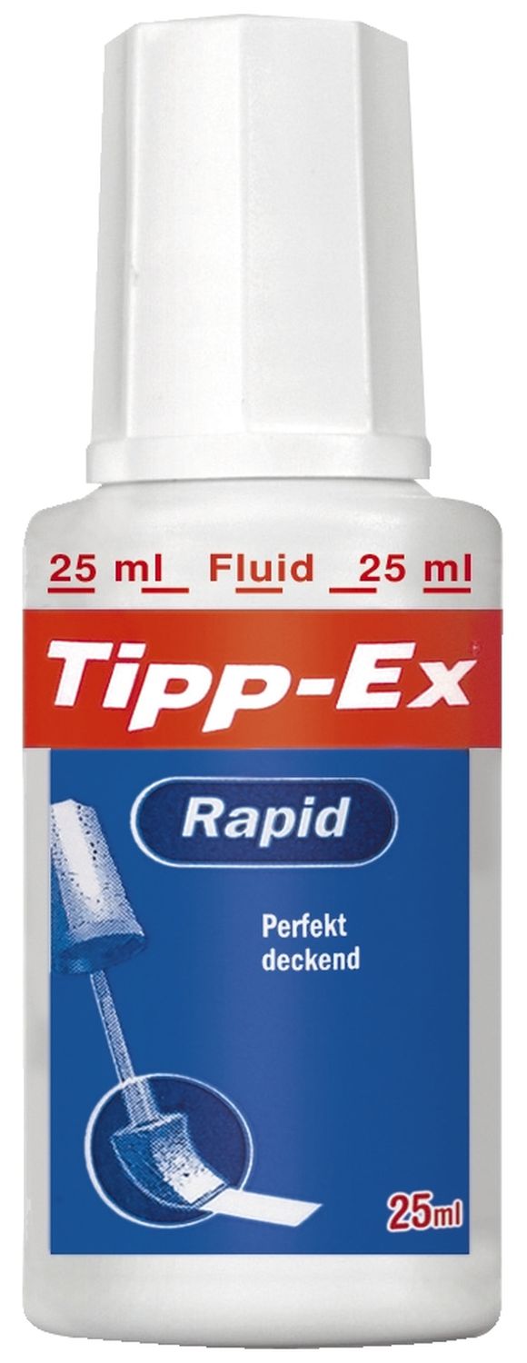 Korrekturfluid Rapid - Flasche à 25ml, weiß Korrekturfluid Rapid - Flasche à 25ml, weiß