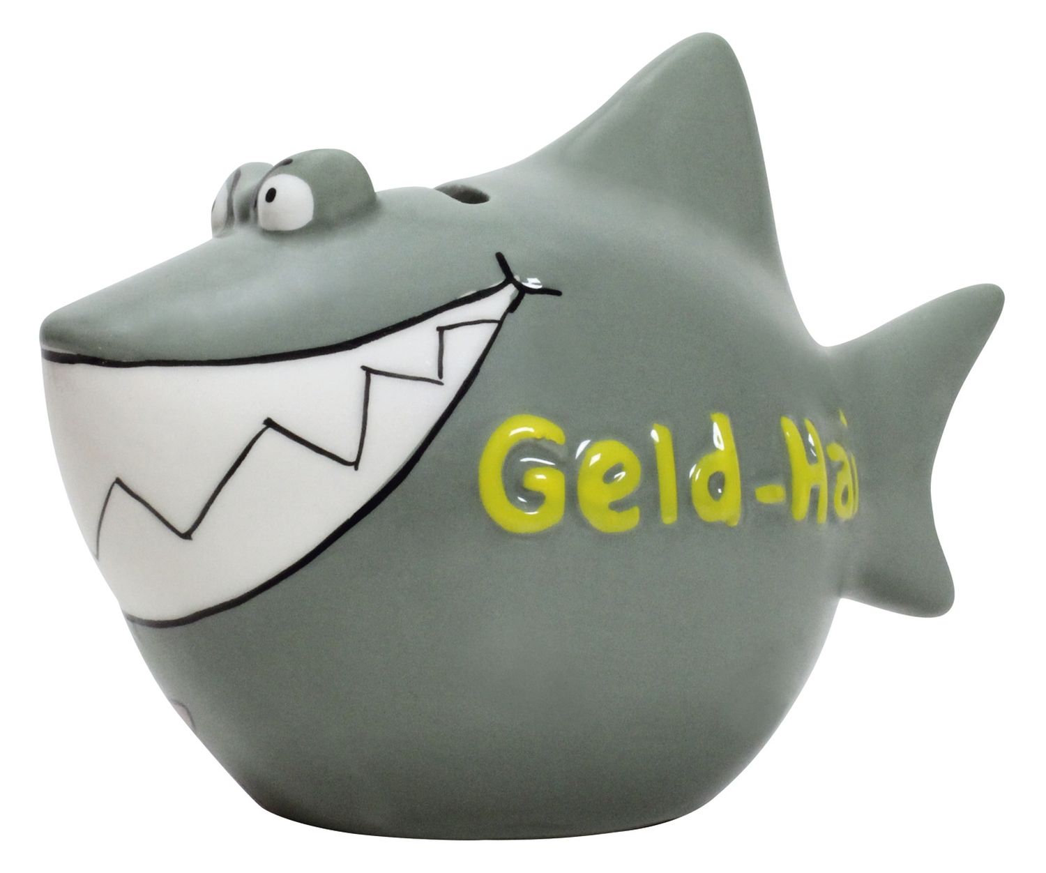 Spardose Hai "Geld-Hai" - Keramik, klein Spardose Hai "Geld-Hai" - Keramik, klein