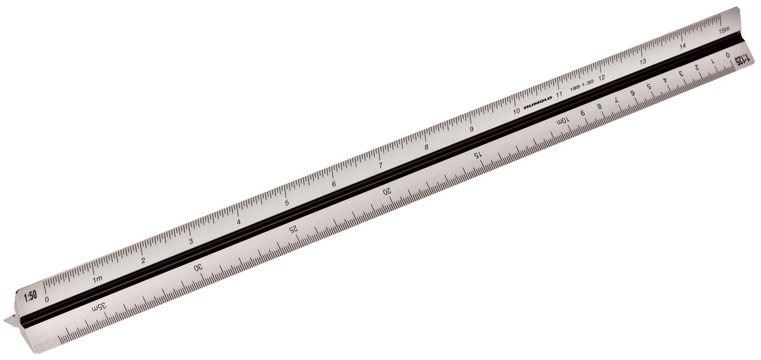 Präzisions-Dreikant-Maßstäbe 195, 30 cm Präzisions-Dreikant-Maßstäbe 195, 30 cm