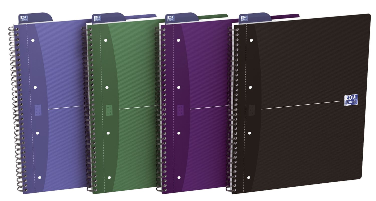Office Collegeblock - A4+, kariert, 90 Blatt, sortiert Office Collegeblock - A4+, kariert, 90 Blatt, sortiert