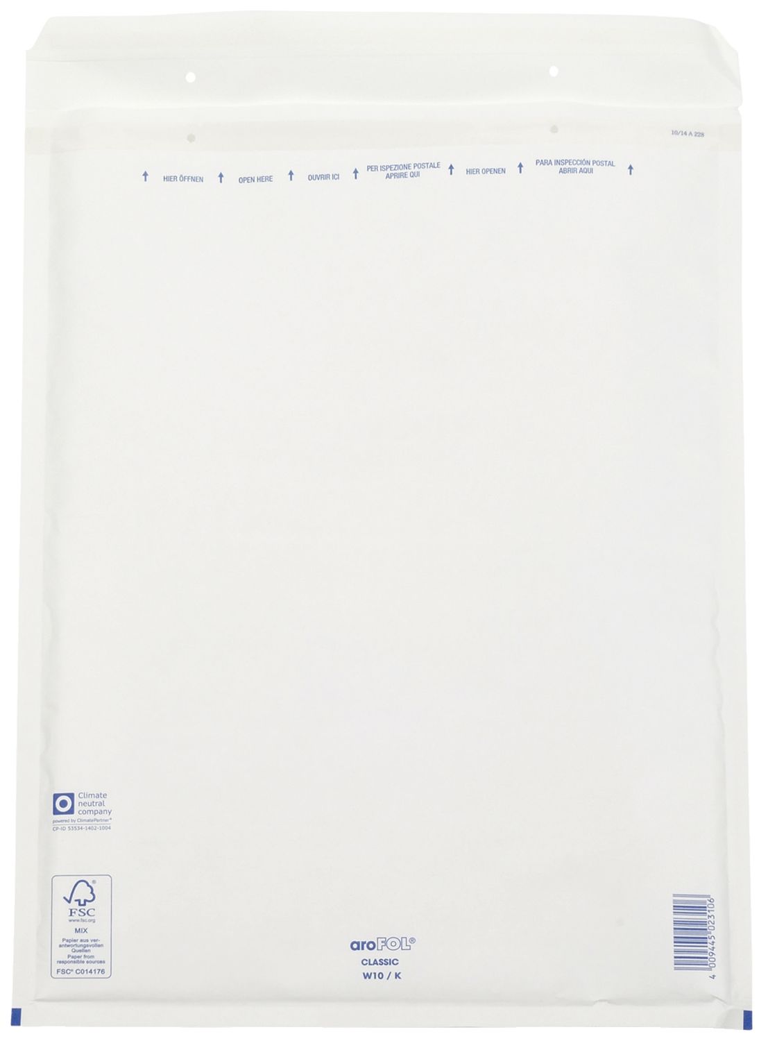 Luftpolstertaschen Nr. 10, 350x470 mm, weiß, 50 Stück Luftpolstertaschen Nr. 10, 350x470 mm, weiß, 50 Stück