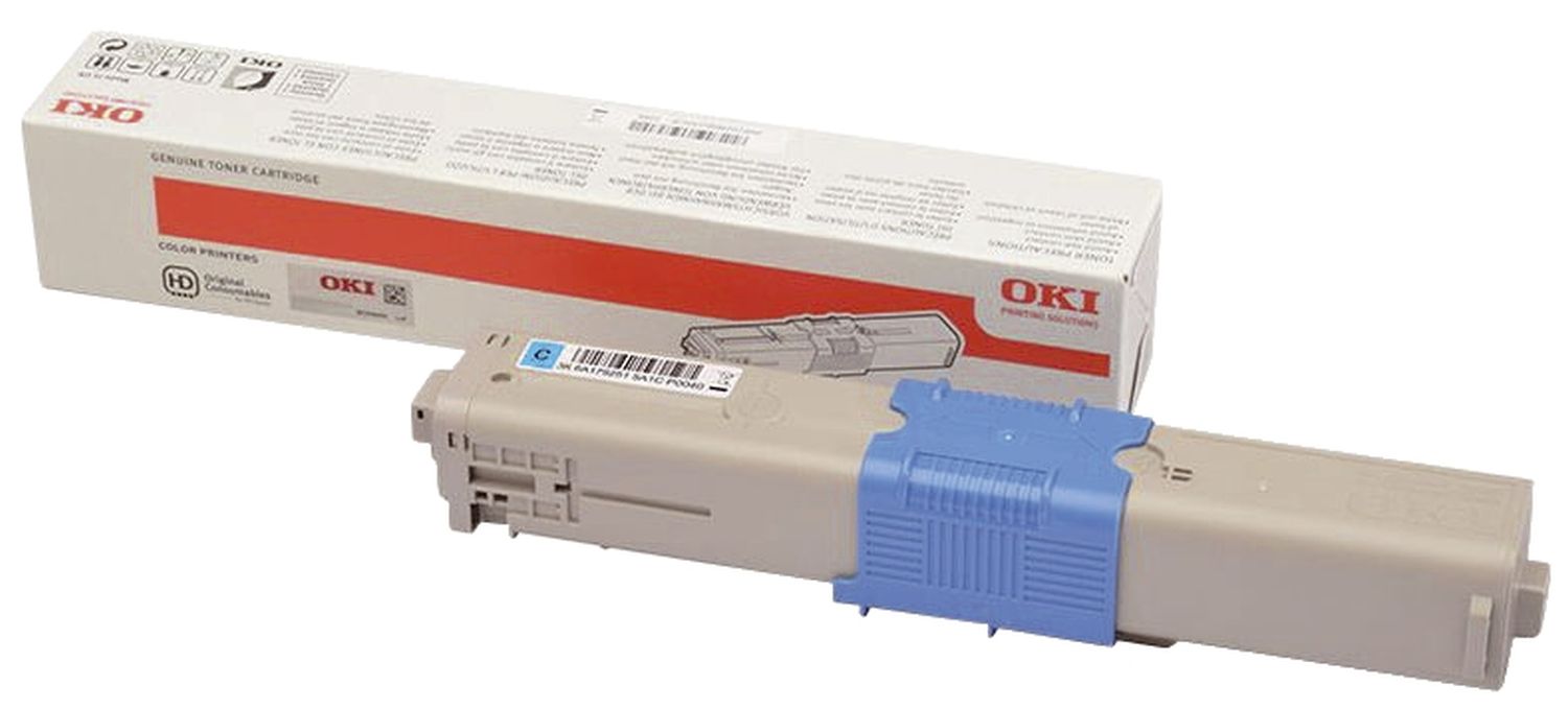 Original OKI Toner-Kit cyan (44973535)