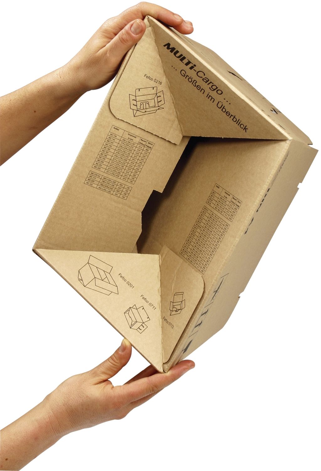 Versandkarton MultiCargo 384x284x284 mm, braun Versandkarton MultiCargo 384x284x284 mm, braun