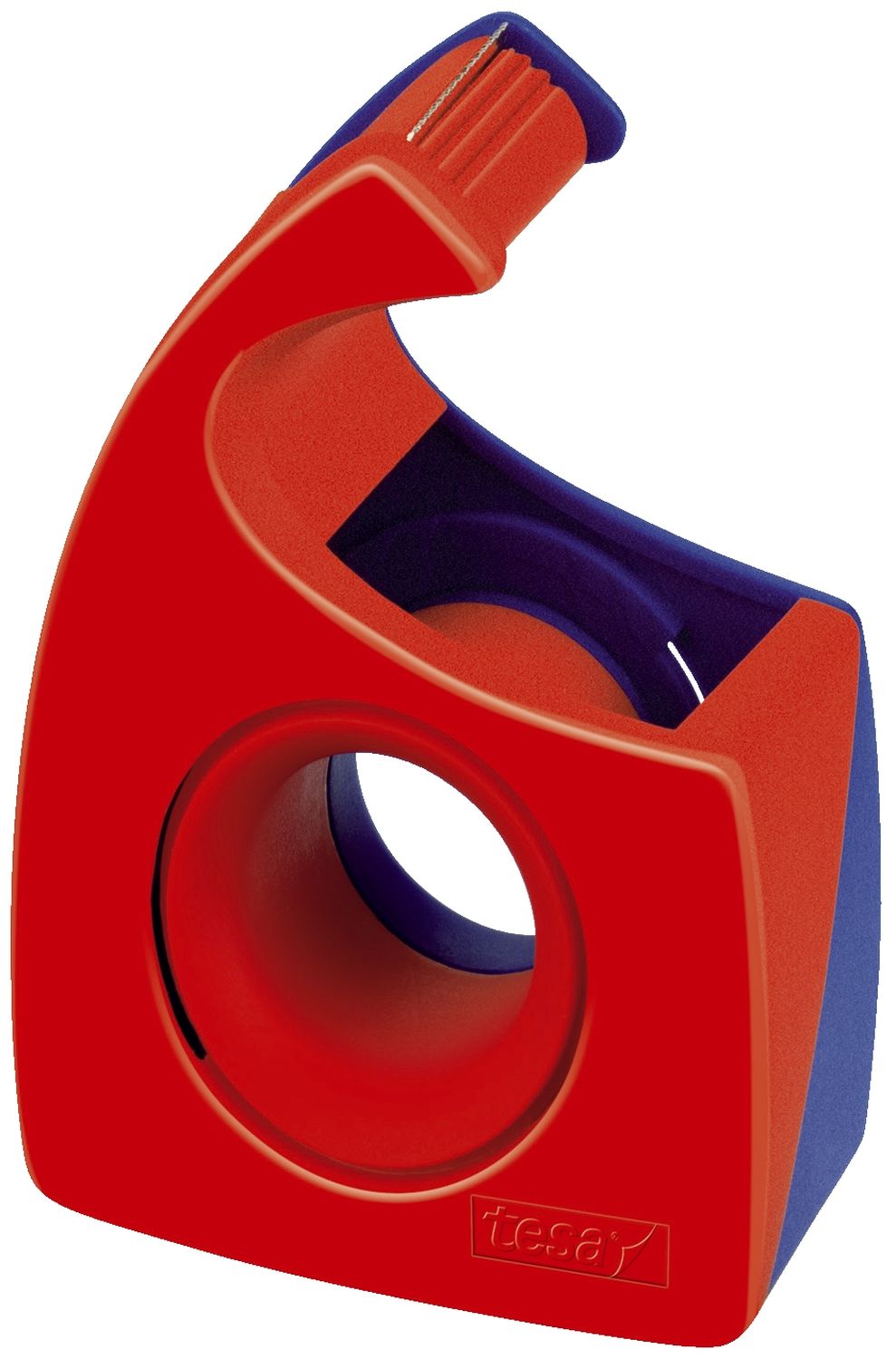 Handabroller Easy Cut® - 10 m x 19 mm, rot/blau Handabroller Easy Cut® - 10 m x 19 mm, rot/blau