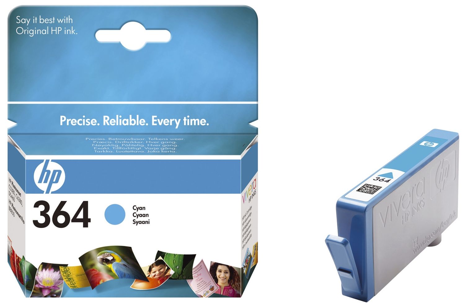Original HP Tintenpatrone cyan (CB318EE,CB318EE#ABB,CB318EE#ABE,CB318EE#BA1,CB318EE#BA3,CN681E,364,364C,364CYAN,NO364,NO364C,NO364CYAN)