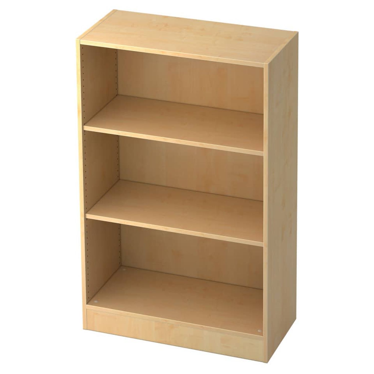 Regal - 3OH, 80 cm breit, Sockelblende, Ahorn, mit Montageservice Regal - 3OH, 80 cm breit, Sockelblende, Ahorn, mit Montageservice