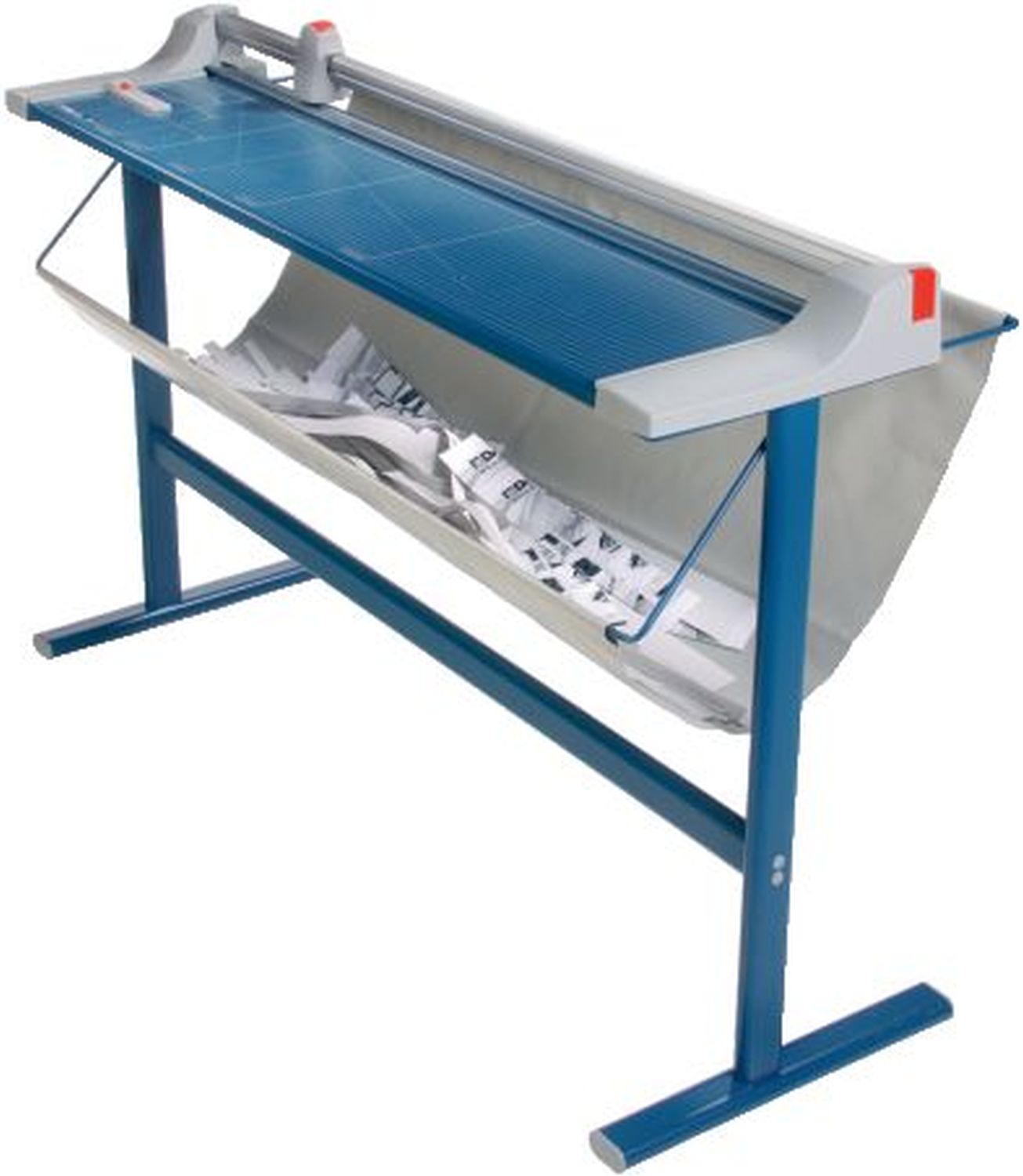 Rollen-Schneidemaschine 448 - Schnittlänge 1300 mm, inkl. Untergestell und Auffangwanne Rollen-Schneidemaschine 448 - Schnittlänge 1300 mm, inkl. Untergestell und Auffangwanne