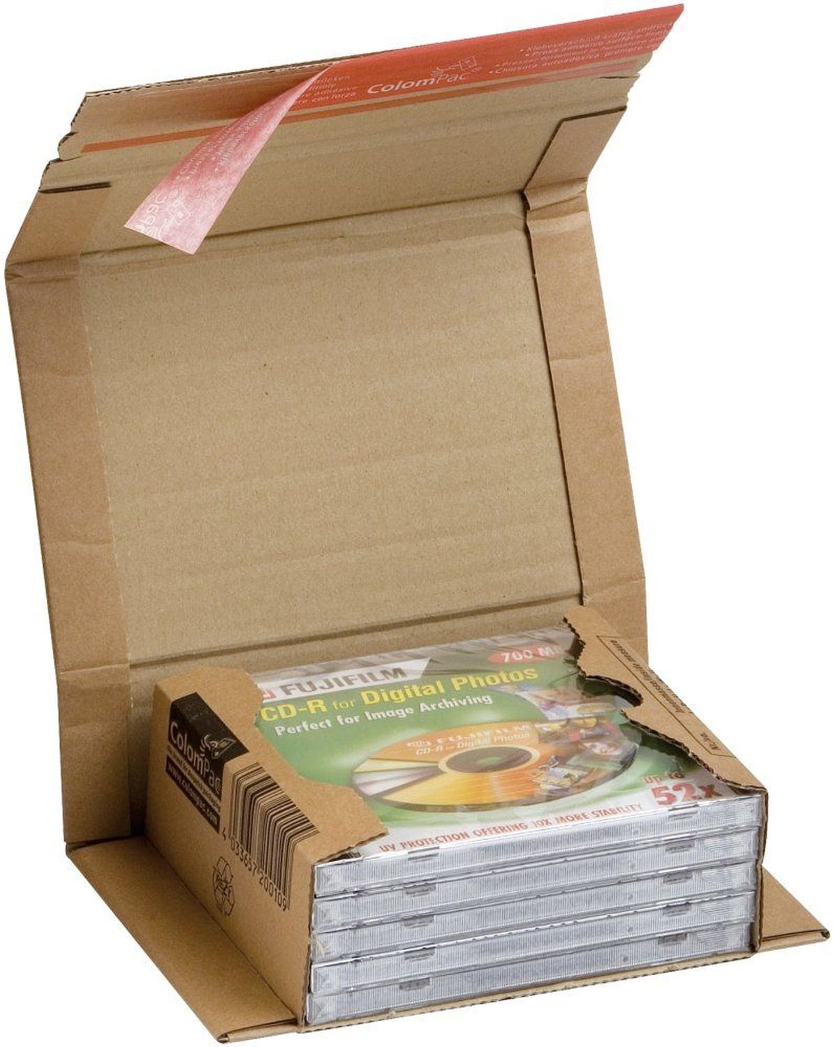 Klassische Versandverpackung zum Wickeln 325x250x80 mm (C4), braun Klassische Versandverpackung zum Wickeln 325x250x80 mm (C4), braun