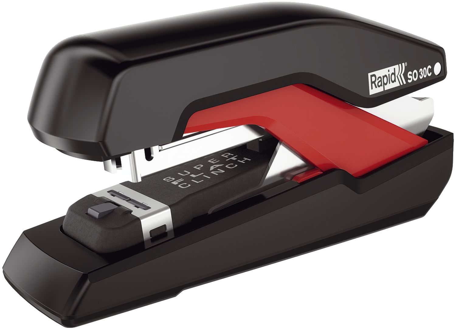 Heftgerät Supreme SO30C - Metall, 30 Blatt, schwarz/rot Heftgerät Supreme SO30C - Metall, 30 Blatt, schwarz/rot