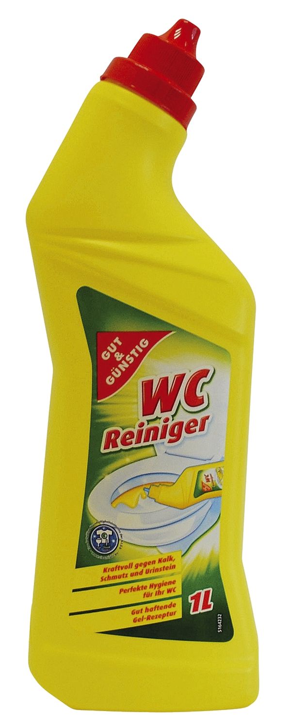 Gut & Günstig WC Reiniger - Lemon, 1 Liter