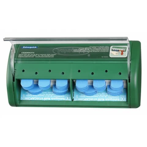 Pflasterspender Cederroth - 2x 35 Stück gefüllt, grün Pflasterspender Cederroth - 2x 35 Stück gefüllt, grün