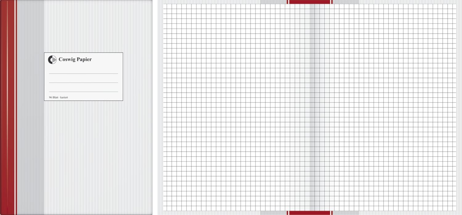 Geschäftsbuch - A5, 96 Blatt, kariert Geschäftsbuch - A5, 96 Blatt, kariert