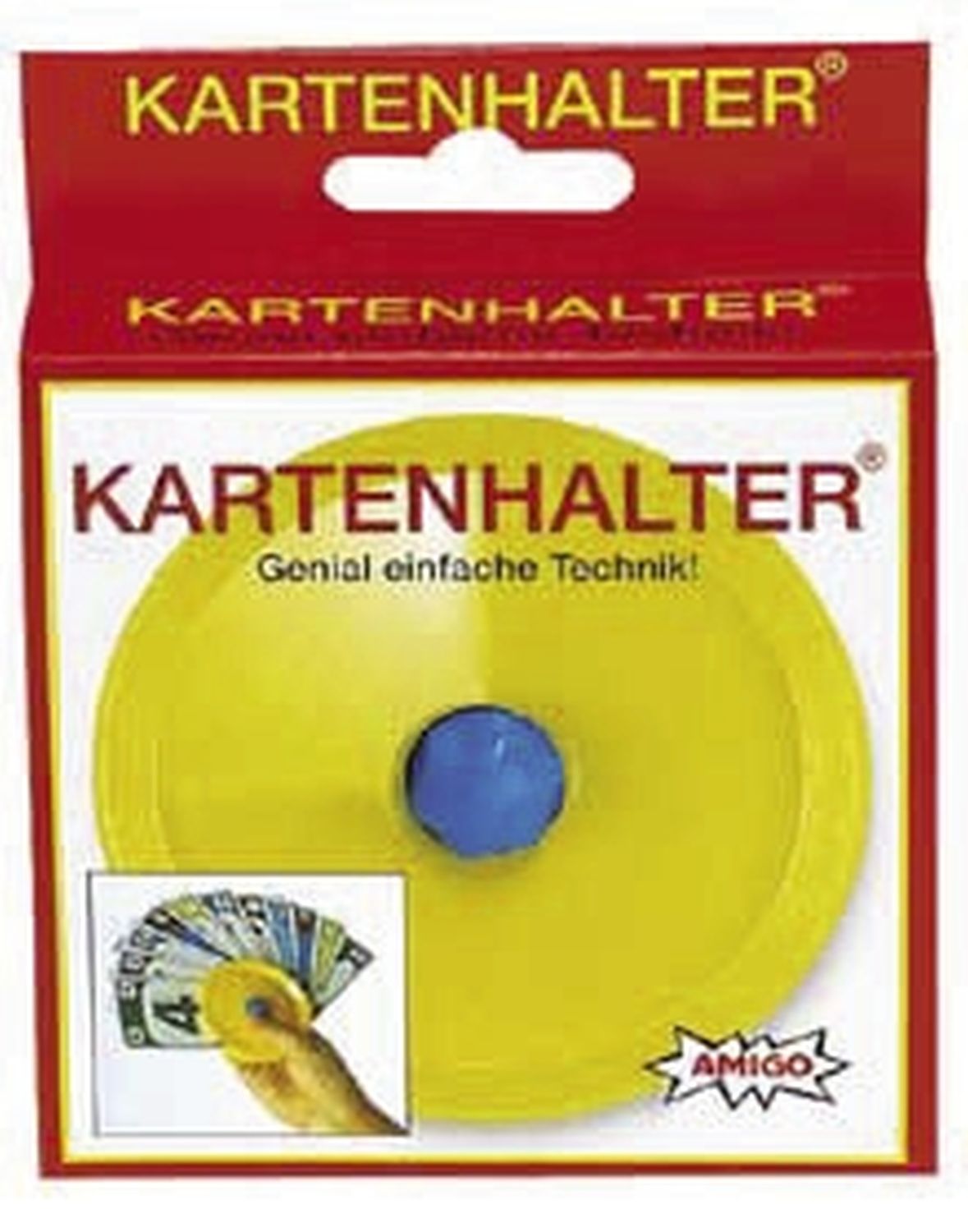 Kartenhalter gelb