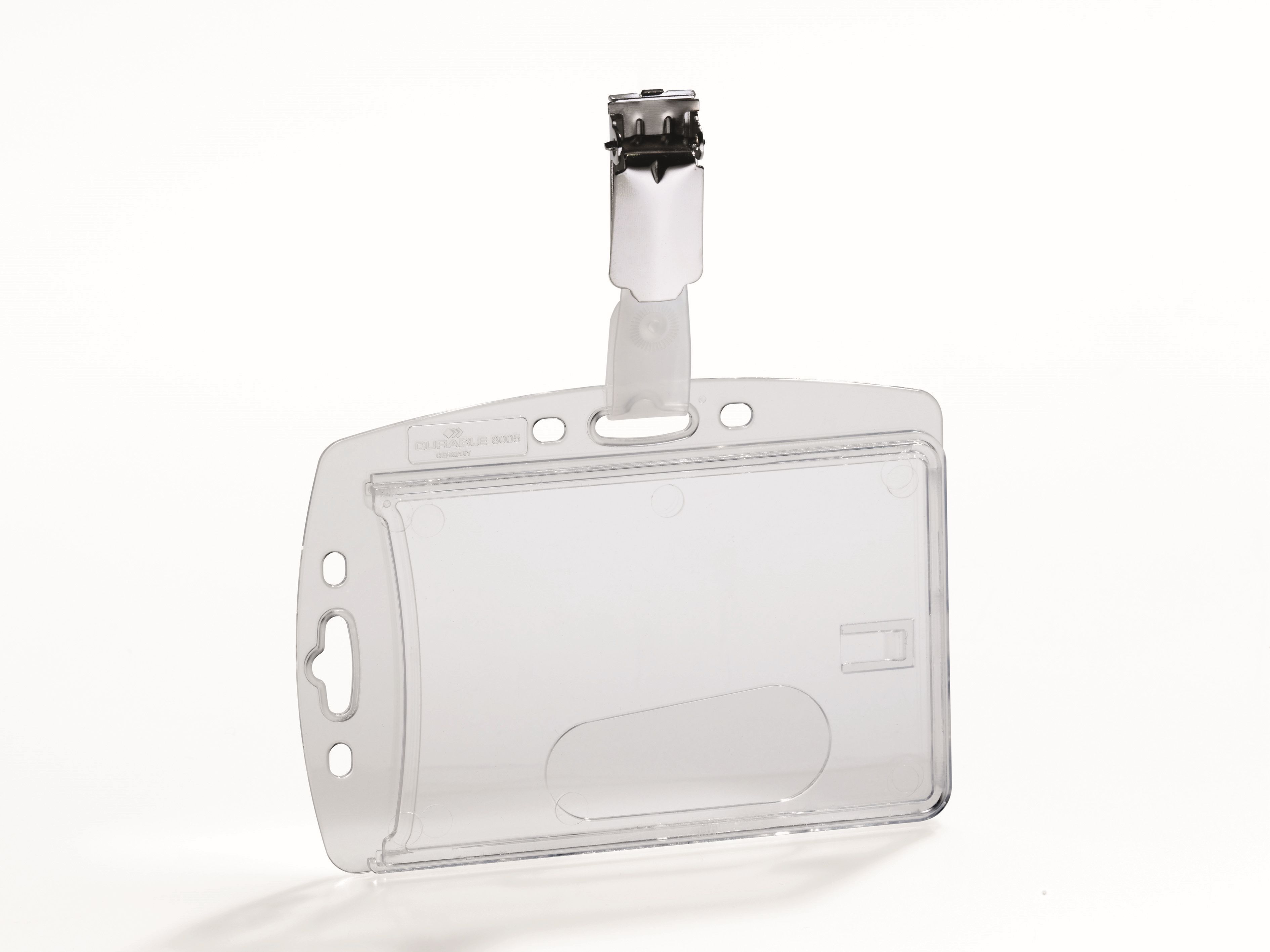 Ausweishülle mit Security Clip - Kunststoff, 85 x 54 mm, 25 Stück Ausweishülle mit Security Clip - Kunststoff, 85 x 54 mm, 25 Stück
