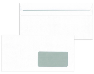 Briefumschlag MAILmedia® 30005364, DIN lang (220x110 mm), mit Fenster rechts, selbstklebend, 80 g/qm, 1000 Stück