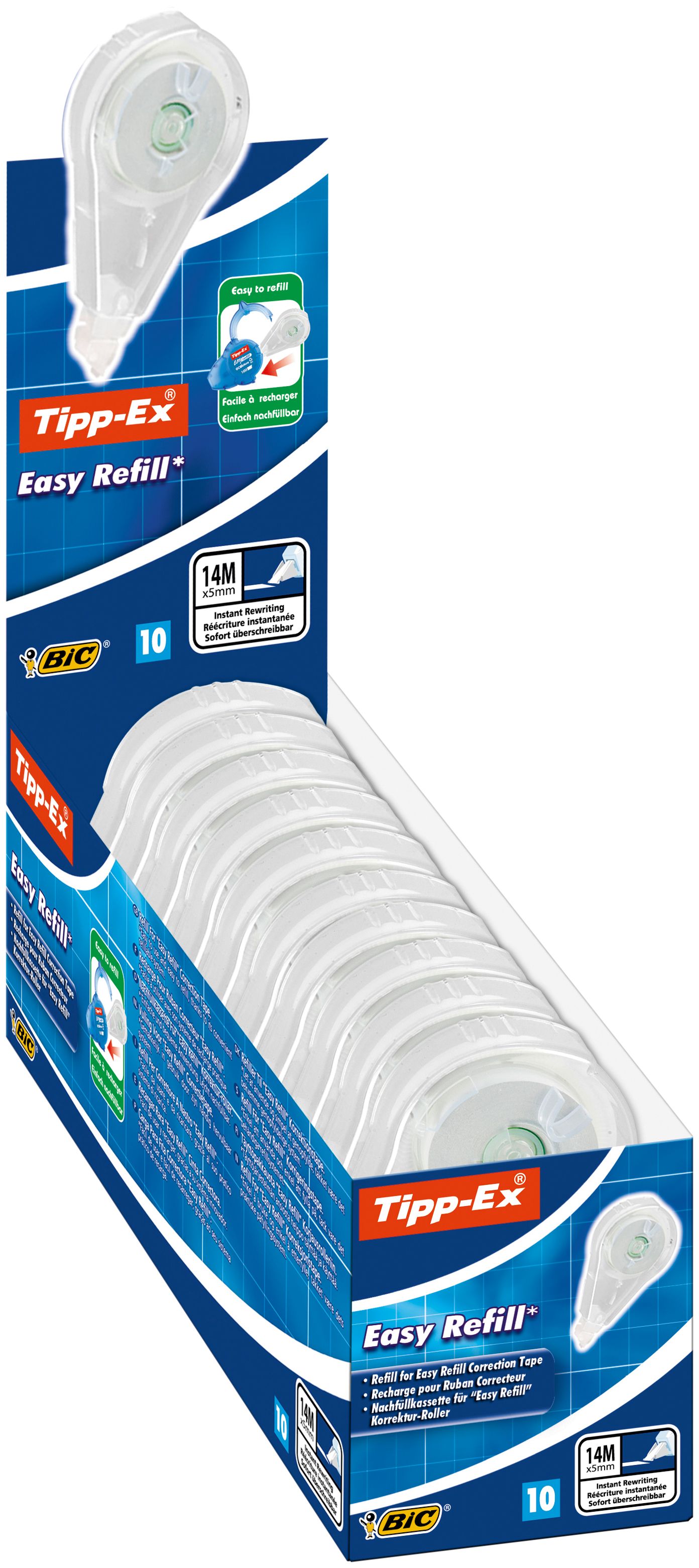 Nachfüllkassette Easy Refill, f ür Korrekturroller Easy Refill, 5,0 mm x 14 m Nachfüllkassette Easy Refill, f ür Korrekturroller Easy Refill, 5,0 mm x 14 m