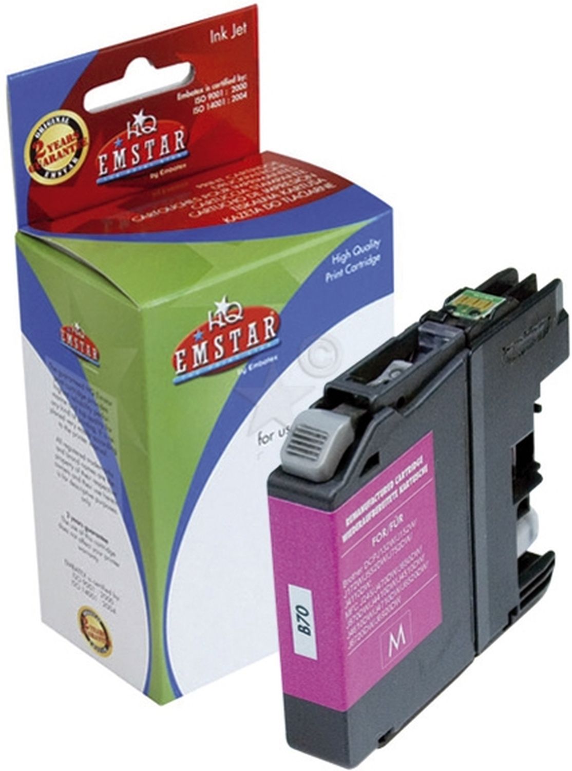 Alternativ Emstar Tintenpatrone magenta (12BRDCPJ552MHC-B70,B70)