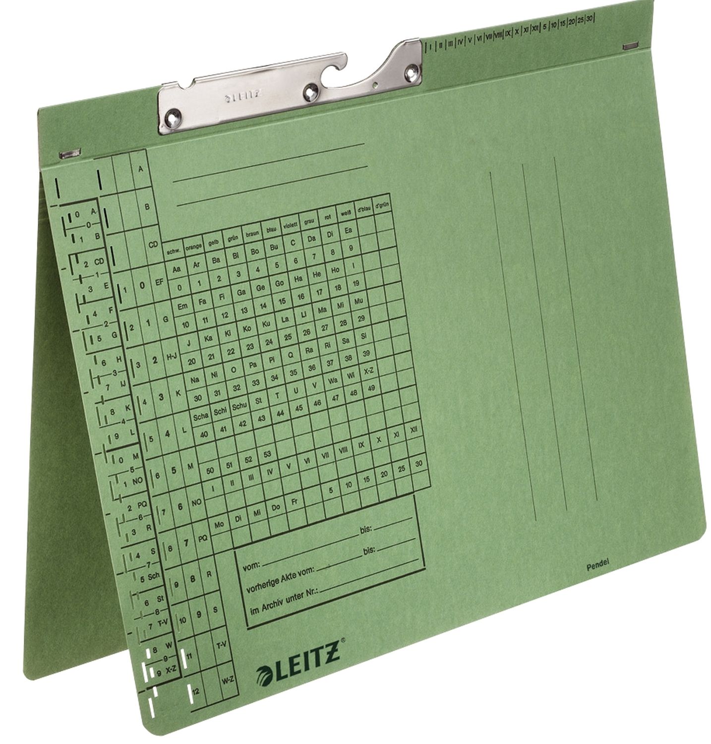 Pendelhefter Leitz 2094-00-55, DIN A4, Amtsheftung, Manilakarton (RC), grün Pendelhefter Leitz 2094-00-55, DIN A4, Amtsheftung, Manilakarton (RC), grün
