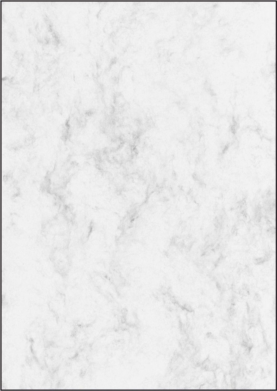 Motivpapier Sigel DP183, Marmorpapier grau, A4, 90 g/qm, 25 Blatt